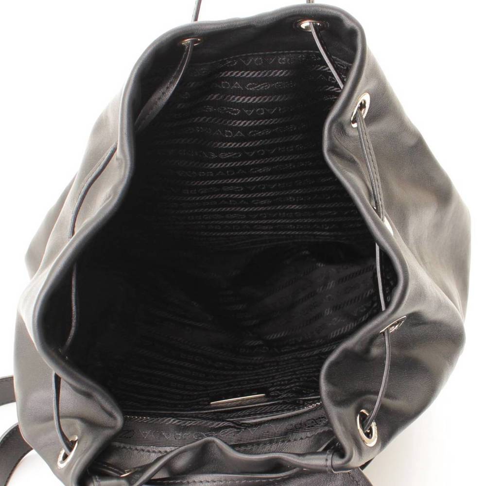 Prada All Triangle Black Backpack - image 5
